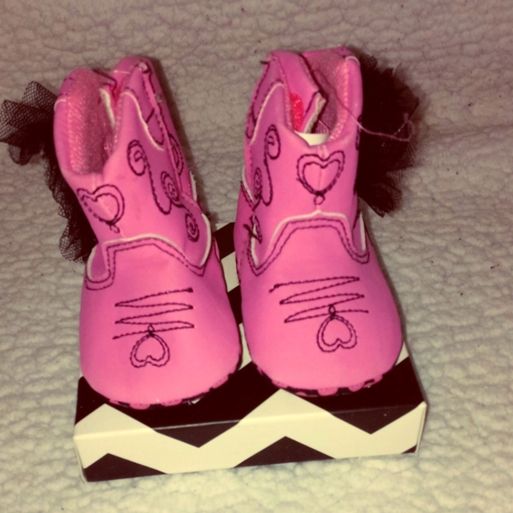 O to 6 months baby girl punk boots